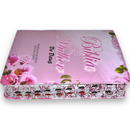 Bíblia De Estudo Mulher de Deus Rosa Letra Hipergigante Capa Flexível Com Harpa e Índice Arc