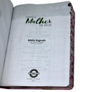 Bíblia De Estudo Mulher de Deus Rosa Letra Hipergigante Capa Flexível Com Harpa e Índice Arc