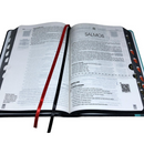 Bíblia Cruz Menta Letra Normal Capa Dura Masculina e Feminina Com Índice Ntlh