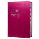 Bíblia Da Pregadora Fiel Pink Com Estudo Letra Gigante Capa Flexível Com Índice Feminina Arc
