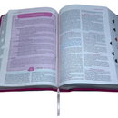 Bíblia Da Pregadora Fiel Pink Com Estudo Letra Gigante Capa Flexível Com Índice Feminina Arc