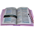 Bíblia Poá Letra Grande Capa Dura Com Harpa e Índice Feminina Arc