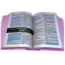 Bíblia Poá Letra Grande Capa Dura Com Harpa Feminina Arc