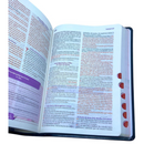 Bíblia Da Pregadora Fiel Preta Com Estudo Letra Gigante Capa Flexível Com Índice Feminina Arc