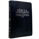 Bíblia Da Pregadora Fiel Preta Com Estudo Letra Gigante Capa Flexível Feminina Arc