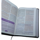 Bíblia Da Pregadora Fiel Preta Com Estudo Letra Gigante Capa Flexível Feminina Arc