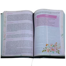 Bíblia Da Pregadora Fiel Preta Com Estudo Letra Gigante Capa Flexível Feminina Arc