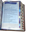 Bíblia Do Pregador Fiel Marrom Com Estudo Letra Gigante Capa Flexível Com Índice Masculina Arc