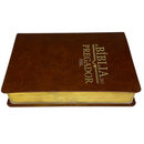 Bíblia Do Pregador Fiel Marrom Com Estudo Letra Gigante Capa Flexível Masculina Arc