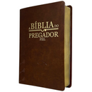 Bíblia Do Pregador Fiel Marrom Com Estudo Letra Gigante Capa Flexível Masculina Arc