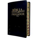 Bíblia Do Pregador Fiel Preta Com Estudo Letra Gigante Capa Flexível Com Índice Masculina Arc