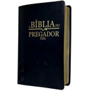 Bíblia Do Pregador Fiel Preta Com Estudo Letra Gigante Capa Flexível Masculina Arc