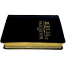 Bíblia Do Pregador Fiel Preta Com Estudo Letra Gigante Capa Flexível Masculina Arc