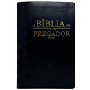 Bíblia Do Pregador Fiel Preta Com Estudo Letra Gigante Capa Flexível Masculina Arc