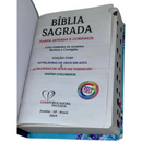 Bíblia Protegida Por Deus Letra Gigante Capa Flexível Com Harpa e Índice Feminina Arc