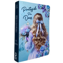 Bíblia Protegida Por Deus Letra Gigante Capa Flexível Com Harpa e Índice Feminina Arc