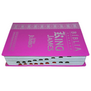 Bíblia Cor Pink Letra Jumbo Capa Coverbook Flexível Com Índice Feminina King James 1611