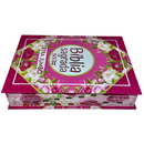 Bíblia Rosa Geométrica Letra Jumbo Capa Dura Com Índice Feminina Nvi