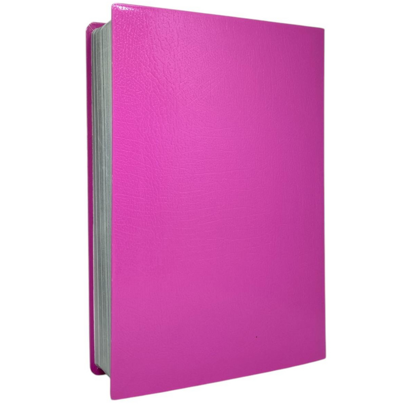 Bíblia Cor Pink Letra Jumbo Capa Coverbook Flexível Feminina King James 1611