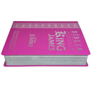 Bíblia Cor Pink Letra Jumbo Capa Coverbook Flexível Feminina King James 1611