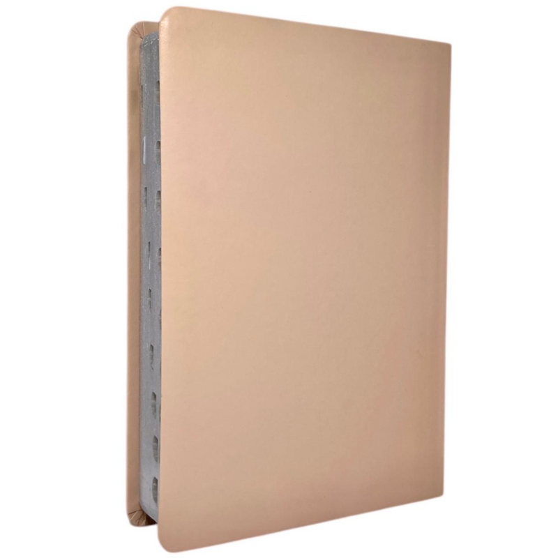 Bíblia Ramos Rose e Pink Letra Gigante Capa Flexível Luxo Pu Com Harpa e Índice Feminina Arc