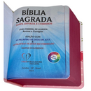 Bíblia Scrap Book Letra Grande Capa Dura Com Harpa Feminina Arc