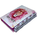 Bíblia Leão Seja Forte e Corajosa Cor Branca Letra Gigante Capa Dura Com Harpa E Abas Coladas Feminina Arc