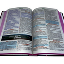 Bíblia Leão Seja Forte e Corajosa Cor Preta Letra Gigante Capa Dura Com Harpa Feminina Arc