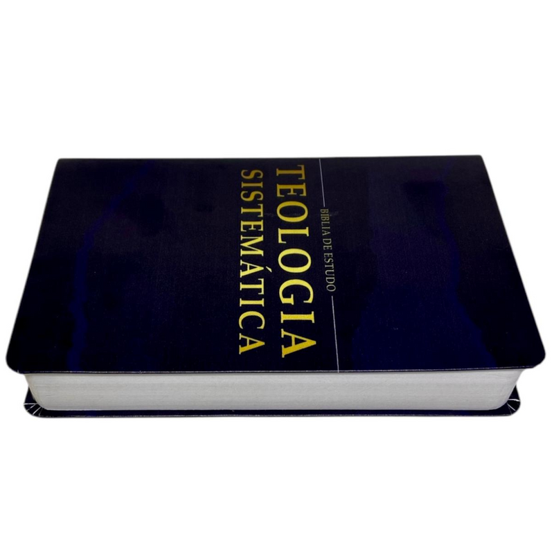 Bíblia Teologia Sistematica Azul Com Estudo Letra Gigante Capa Flexível Com Harpa Masculina Arc