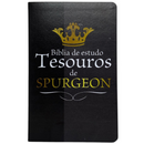 Bíblia Tesouros de Spurgeon Com Estudo Letra Gigante Capa Flexível Com Harpa Masculina Arc - 01