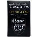 Bíblia Tesouros de Spurgeon Com Estudo Letra Gigante Capa Flexível Com Harpa Masculina Arc - 02