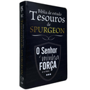 Bíblia Tesouros de Spurgeon Com Estudo Letra Gigante Capa Flexível Com Harpa Masculina Arc - 02