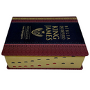 Bíblia de Estudo Tradicional Letra Hipergigante Capa Dura Com Índice Feminina e Masculina King James