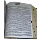 Bíblia de Estudo Tradicional Letra Hipergigante Capa Dura Com Índice Feminina e Masculina King James