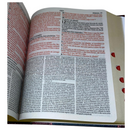 Bíblia de Estudo Tradicional Letra Hipergigante Capa Dura Com Índice Feminina e Masculina King James