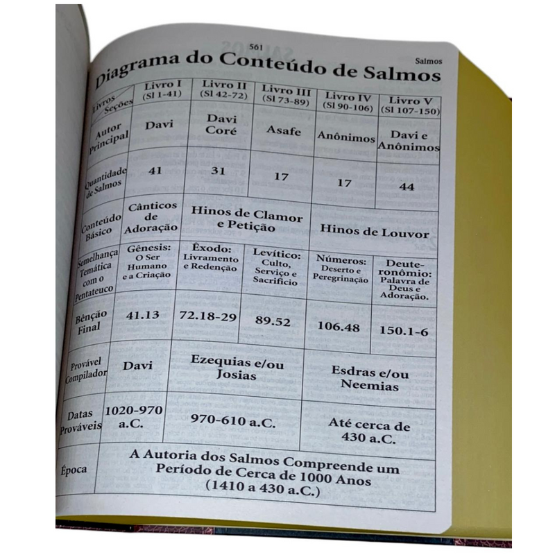 Bíblia de Estudo Tradicional Letra Hipergigante Capa Dura Feminina e Masculina King James