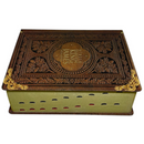 Bíblia de Estudo Vintage Letra Hipergigante Capa Dura Com Índice Feminina e Masculina King James