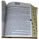 Bíblia de Estudo Vintage Letra Hipergigante Capa Dura Com Índice Feminina e Masculina King James