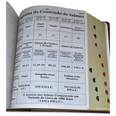 Bíblia de Estudo Vintage Letra Hipergigante Capa Dura Com Índice Feminina e Masculina King James