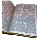 Bíblia de Estudo Vintage Letra Hipergigante Capa Dura Com Índice Feminina e Masculina King James