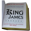 Bíblia de Estudo Vintage Letra Hipergigante Capa Dura Feminina e Masculina King James