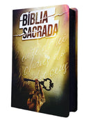Bíblia Sagrada Evangélica Letra Gigante Capa Dura Reino Dos Céus Ppm Linguagem Arc Com Harpa