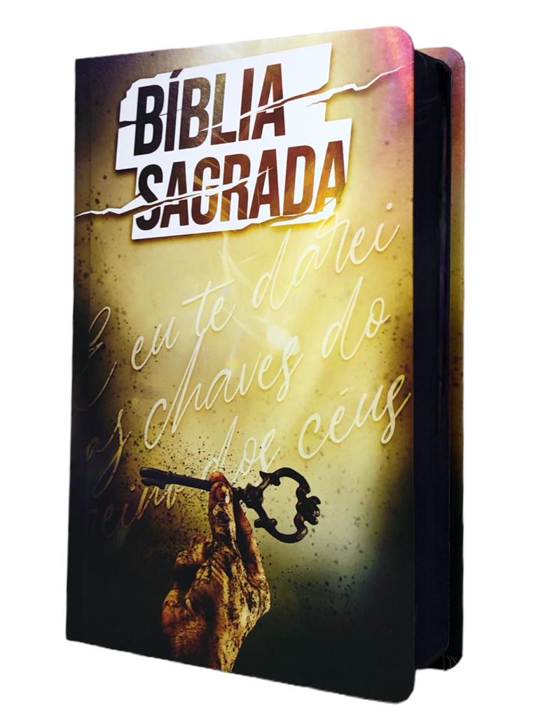Bíblia Sagrada Evangélica Letra Gigante Capa Dura Reino Dos Céus Ppm Linguagem Arc Com Harpa