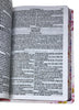 Bíblia Leão Flores Rosa Letra Gigante Capa Dura Com Harpa Feminina Arc