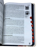 Bíblia Evangélica Capa Dura NTLH Letra Grande YouVersion Com Qr Code Jardim Peônias com Índice