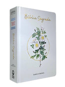 Kit 2 Bíblias Femininas Sagradas Capa Dura Letra Gigante e Hipergigante Harpa ARC Floral e Filha