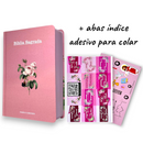 Bíblia Flor Rosa Letra Hipergigante Capa Dura Com Abas Femininas e Harpa Arc