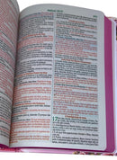 Bíblia Filha Do Rei Letra Gigante Capa Dura Com Harpa Feminina Arc