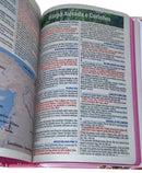 Bíblia Filha Do Rei Letra Gigante Capa Dura Com Harpa Feminina Arc