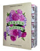 Bíblia Sagrada Letra Jumbo Capa Dura Com Harpa ARC Arranjo Floral Com Capa Protetora e Abas Adesivas